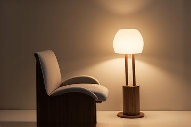 デザイン性の高い家具と照明